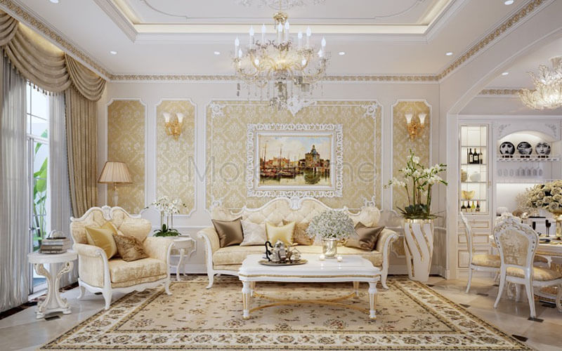 Thiết kế nội thất phòng khách đẹp phù hợp cho biệt thự, chung cư và nhà phố Chiêm ngưỡng các mẫu thiết kế phòng khách ưa chuộng nhất hiện nay