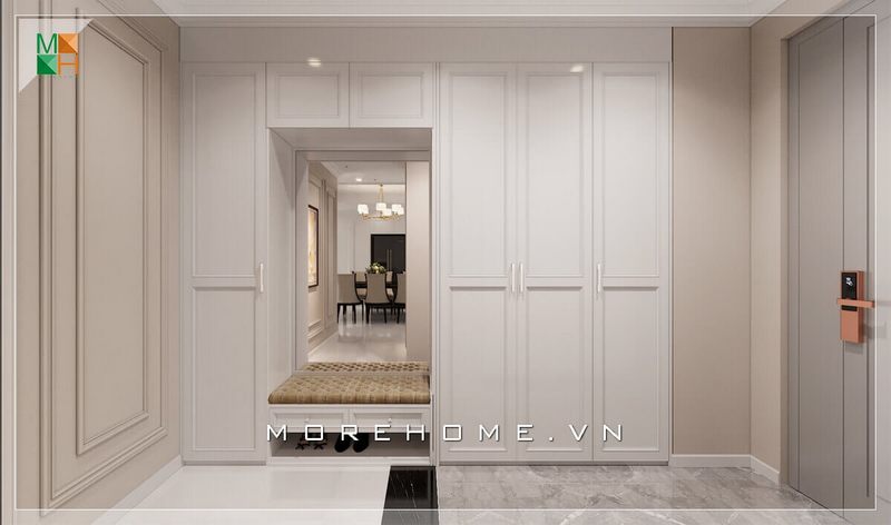 Lựa chọn tủ quần áo âm tường cho không gian sống thêm gọn gàng
